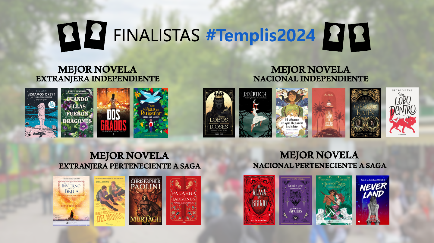 Los Templis se van a la Feria del Libro de Madrid, y estos son los finalistas